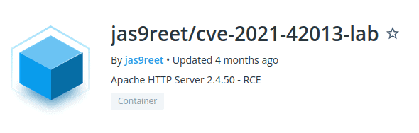 docker image for apache 2.4.50 exploit