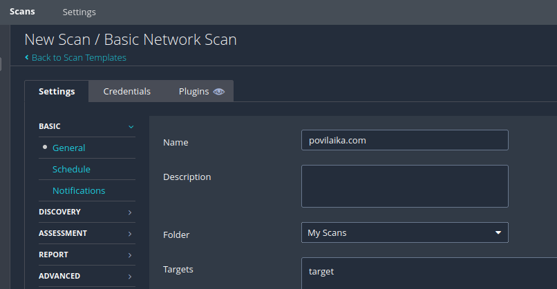 nessus vulnerability scanner